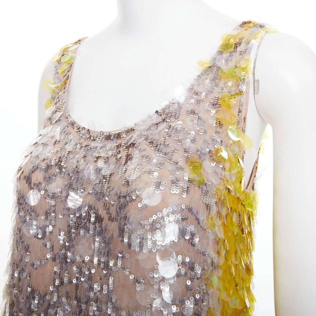 Valentino Garavani Yellow Silk Dress Yellow Silk Very good condition - Back View