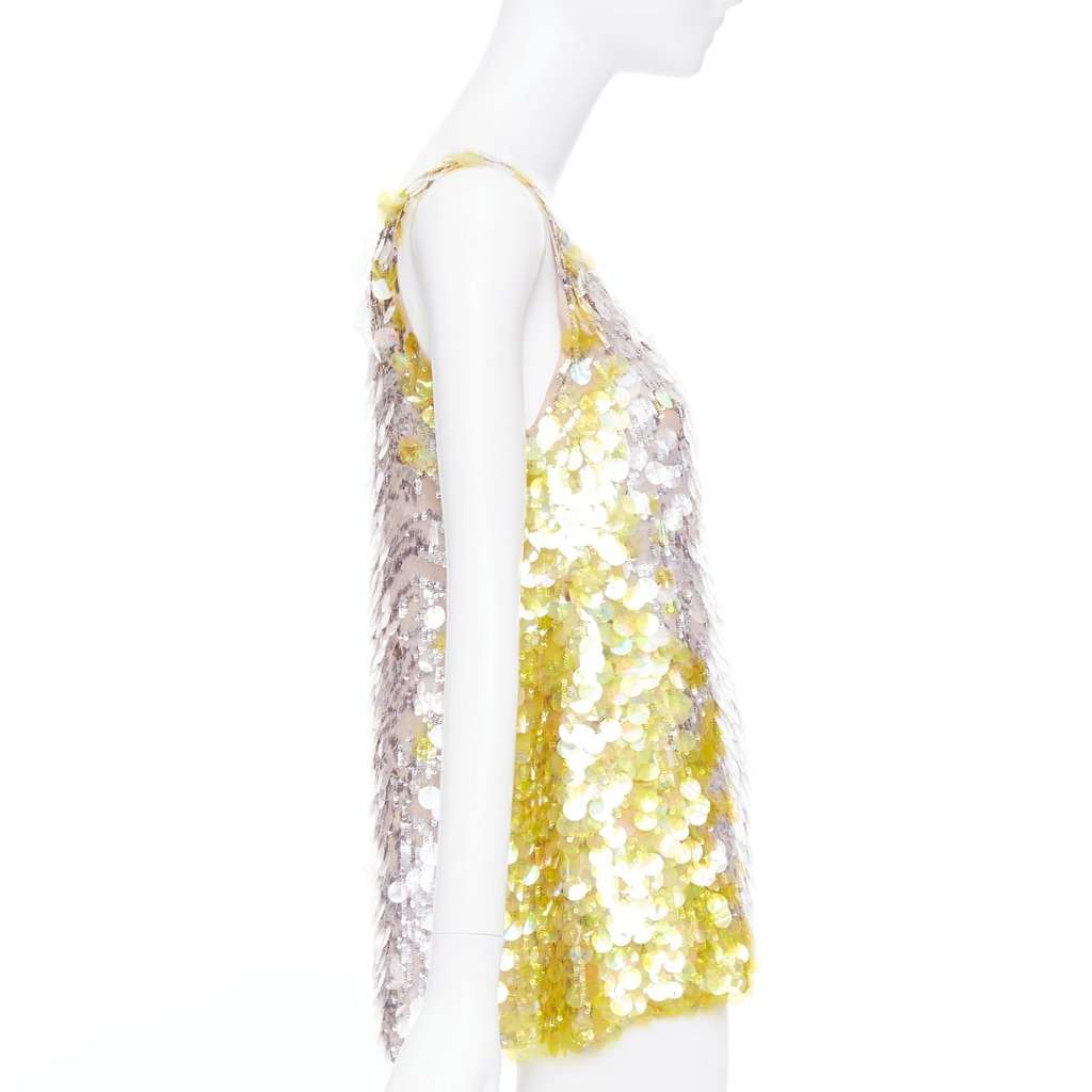 Valentino Garavani Yellow Silk Dress Yellow Silk Very good condition - Model View