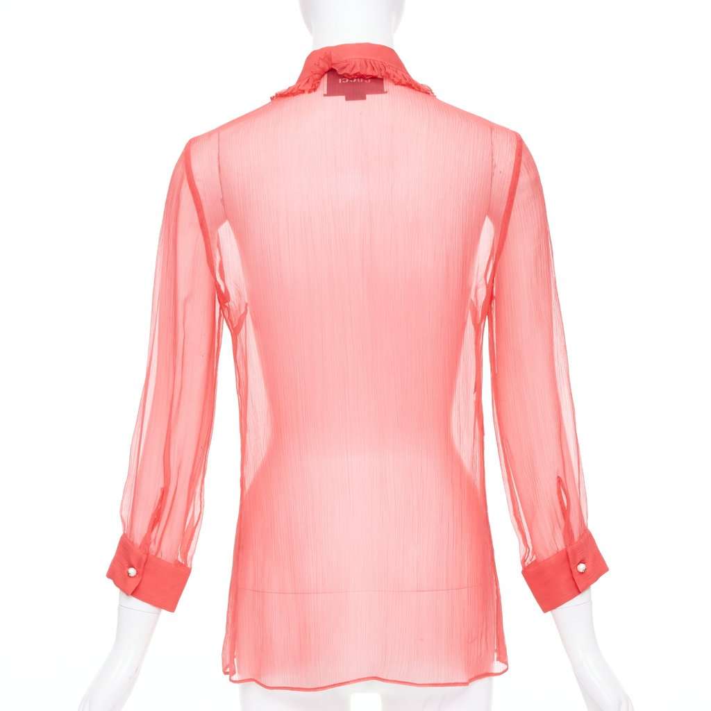Gucci Red Silk Top Red Silk Very good condition - Box View
