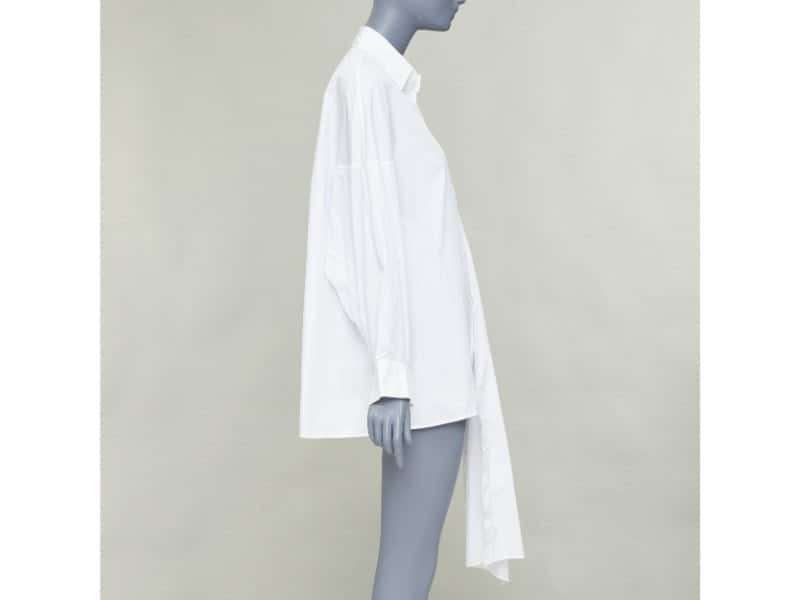 Yohji Yamamoto White Cotton Top White Cotton Very good condition - Model View