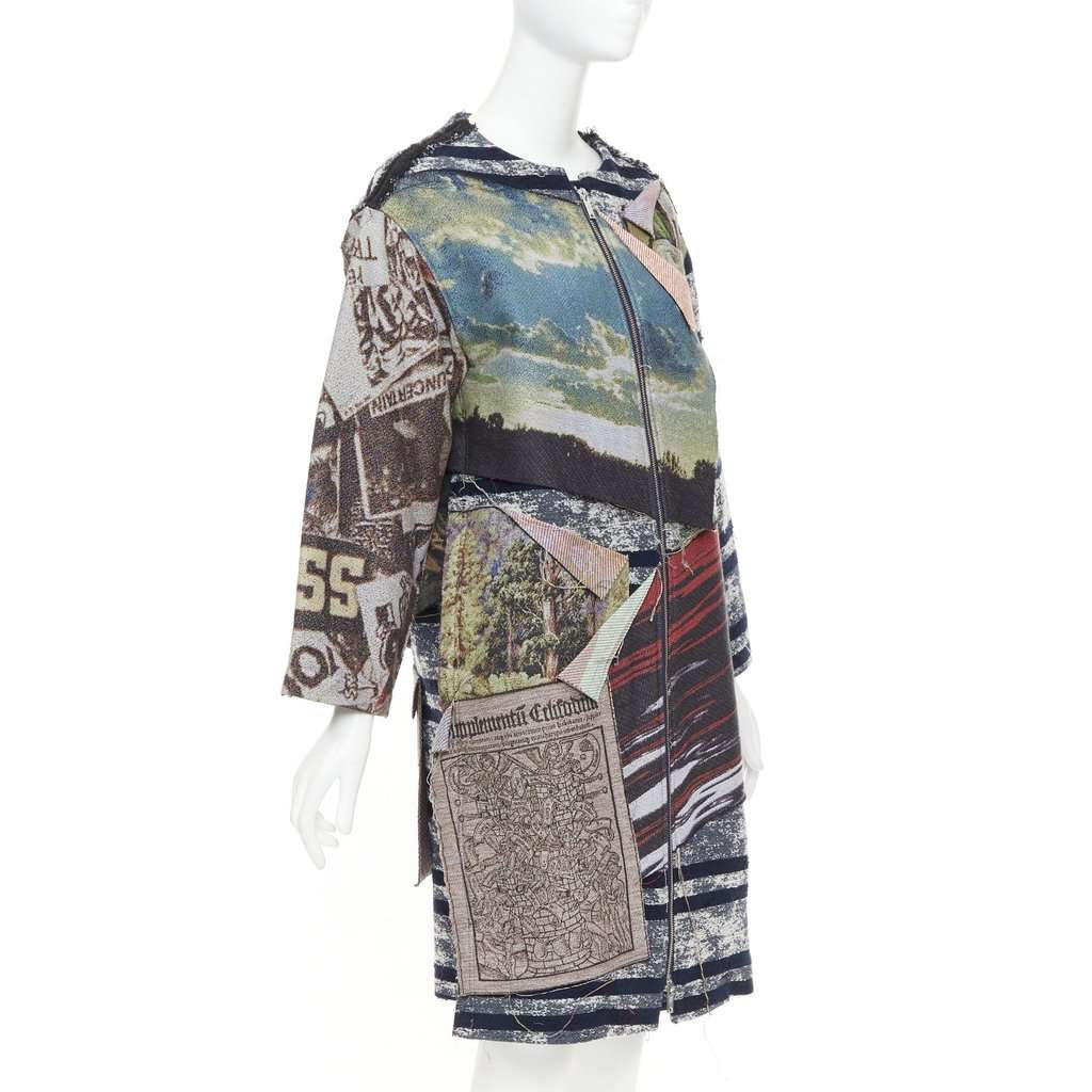 Miharayasuhiro MultiColor Cotton Coat MultiColor Cotton Very good condition - Model View