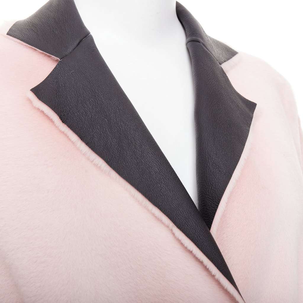 Celine Pink Leather Coat Pink Leather Very good condition - Back View