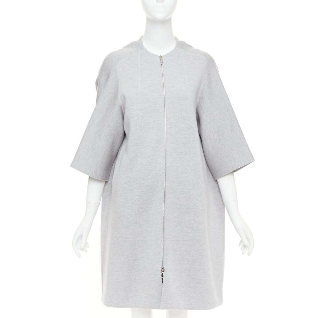 Dior Grey Wool Coat Grey Wool Very good condition - Inside View