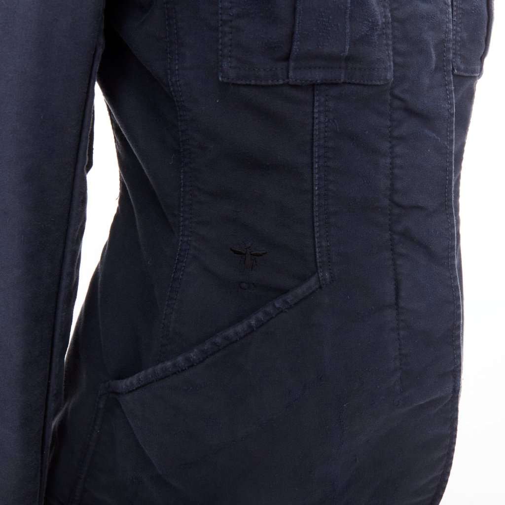 Dior Navy Cotton Coat Navy Cotton Very good condition - Back View