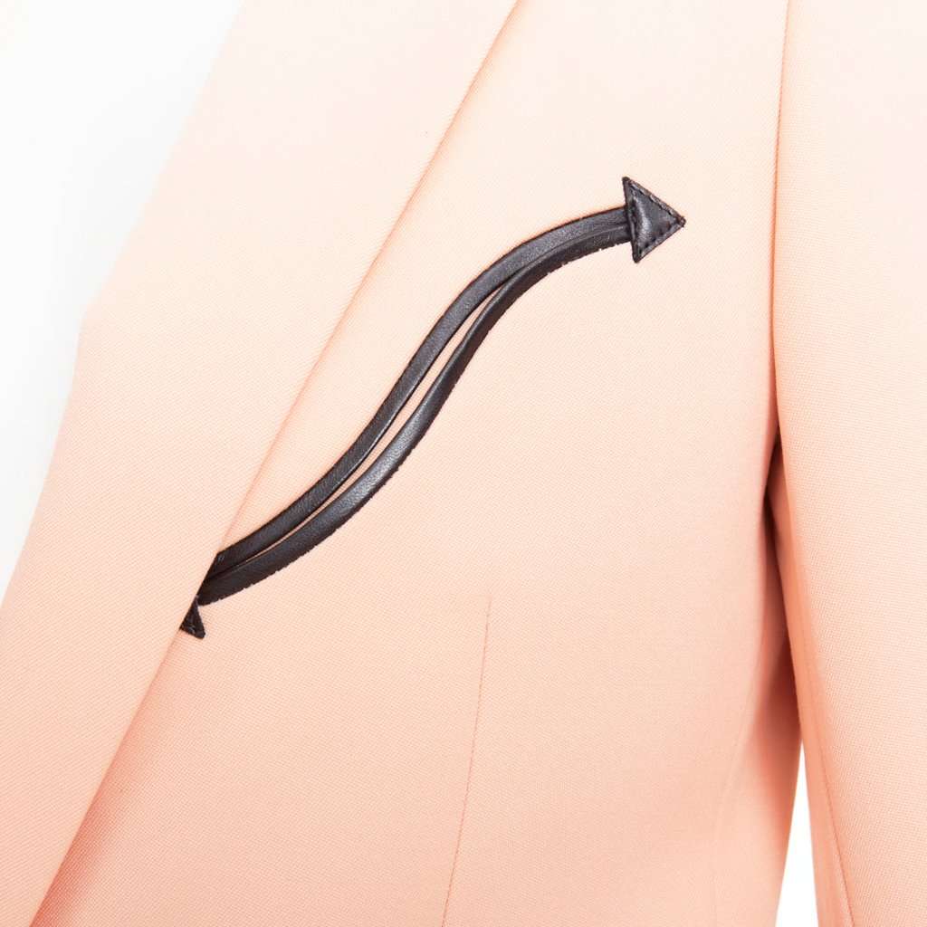 Saint Laurent Pink Wool Jacket Pink Wool Very good condition - Back View