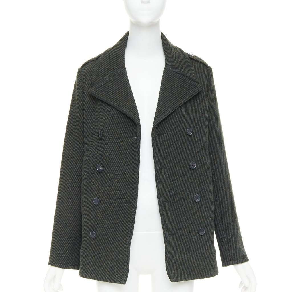 Dior Green Wool Coat Green Wool Very good condition - Inside View