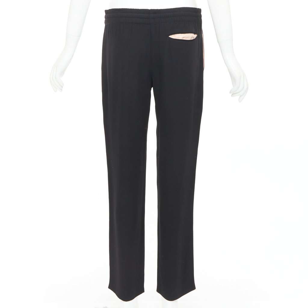 Celine Black Viscose Trouser Black Viscose Very good condition - Box View