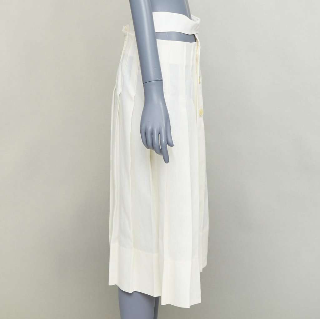Jacquemus Ecru Linen Skirt Ecru Linen Very good condition - Model View