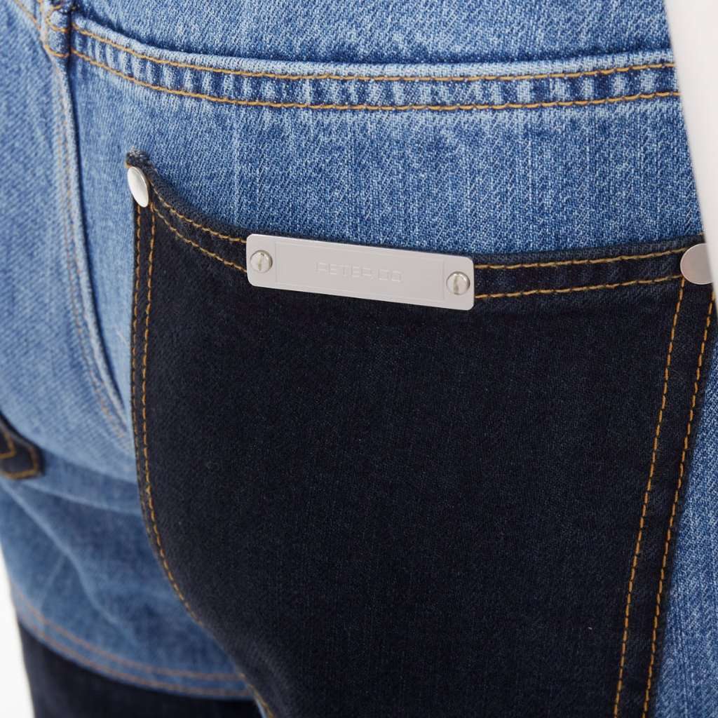 Unsigned Blue Cotton Jeans Blue Cotton Very good condition - Back View