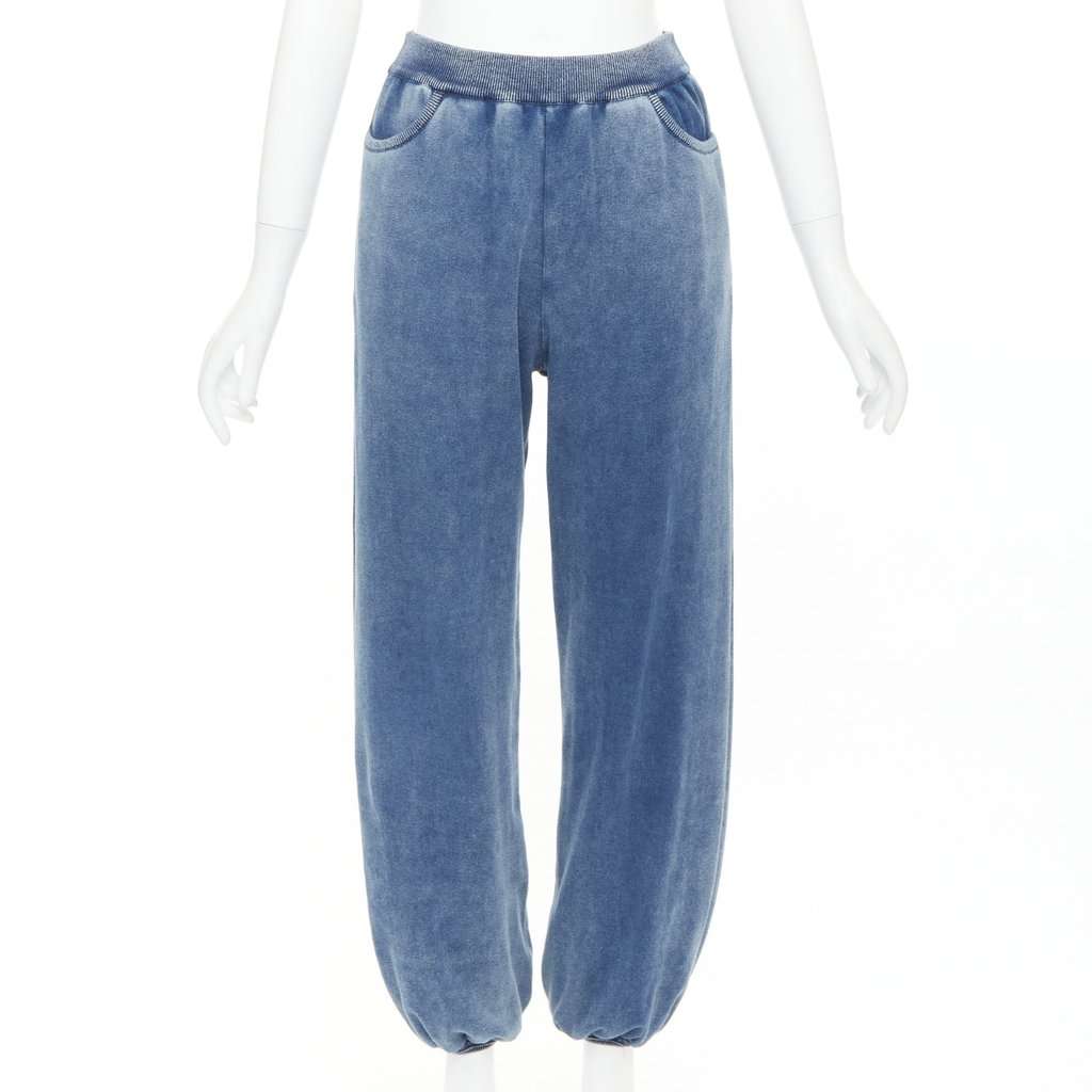 Chloé Blue Cotton Trouser Blue Cotton Very good condition - Front View