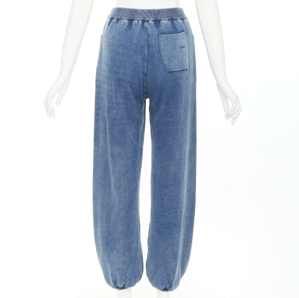 Chloé Blue Cotton Trouser Blue Cotton Very good condition - Box View