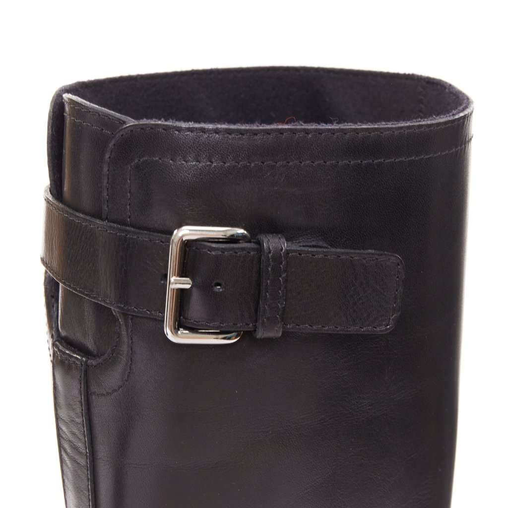 Marni Black Leather Boots Black Leather Good condition - Back View