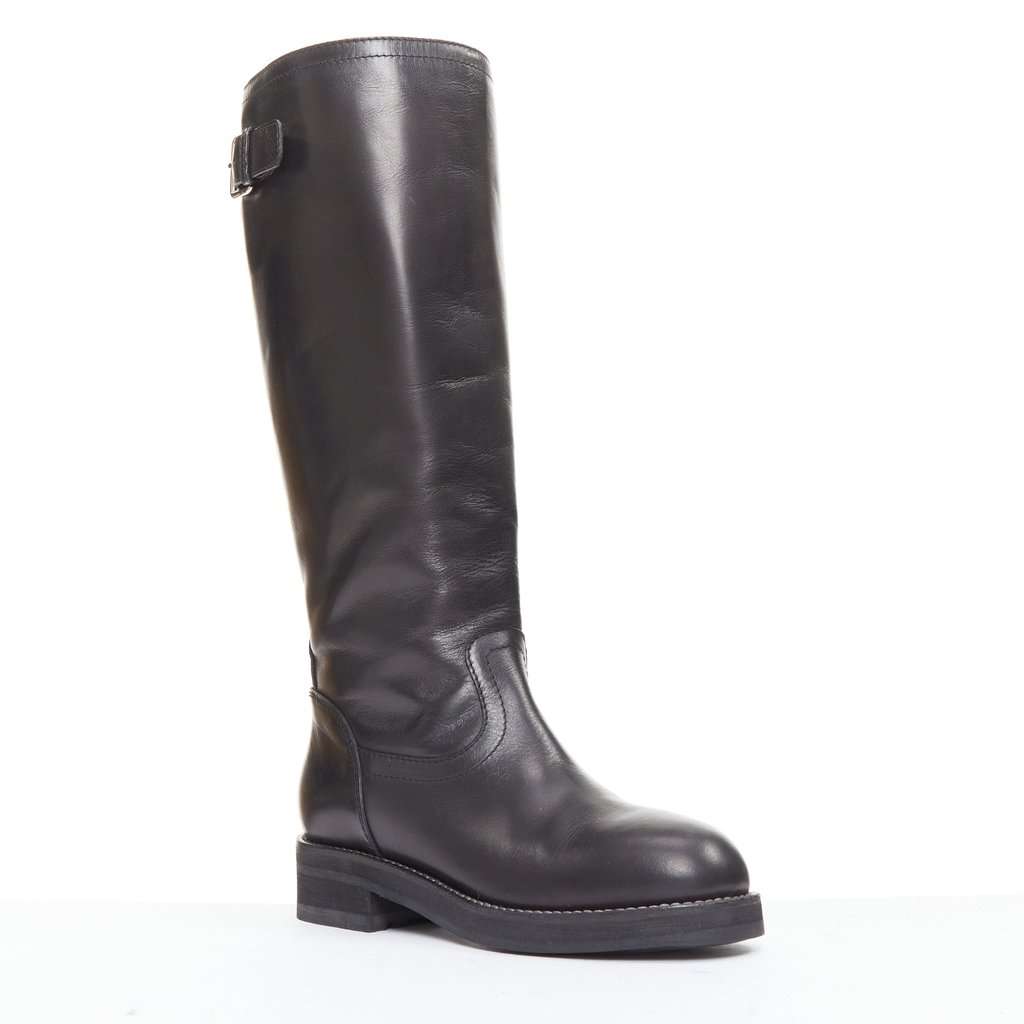 Marni Black Leather Boots Black Leather Good condition - Inside View