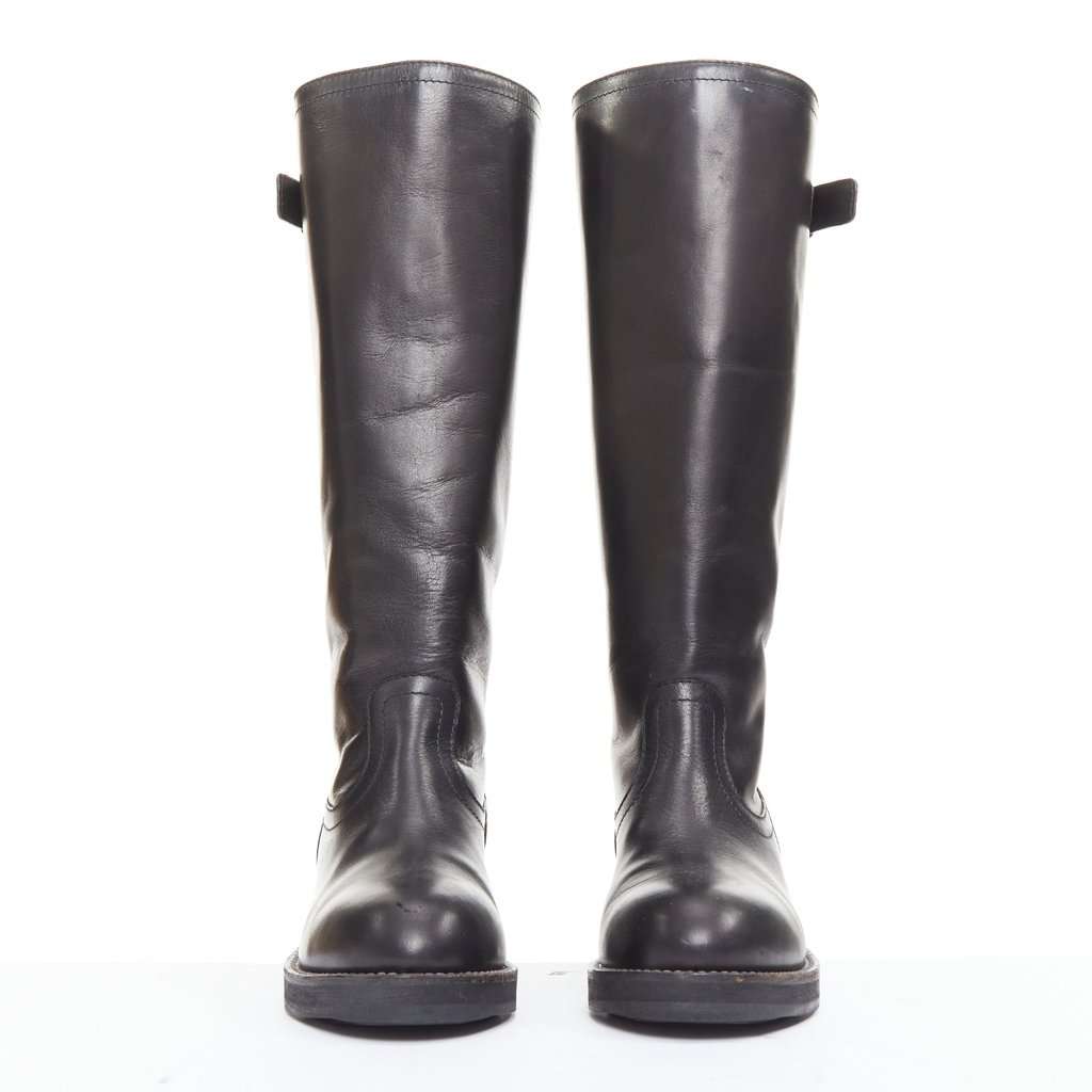 Marni Black Leather Boots Black Leather Good condition - Model View