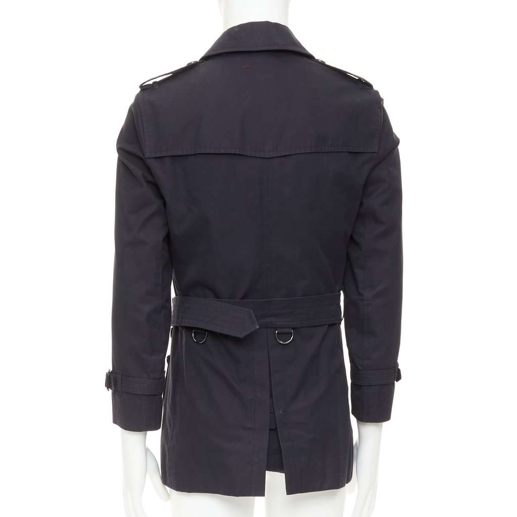 Burberry Black Cotton Coat Black Cotton Fair condition - Box View