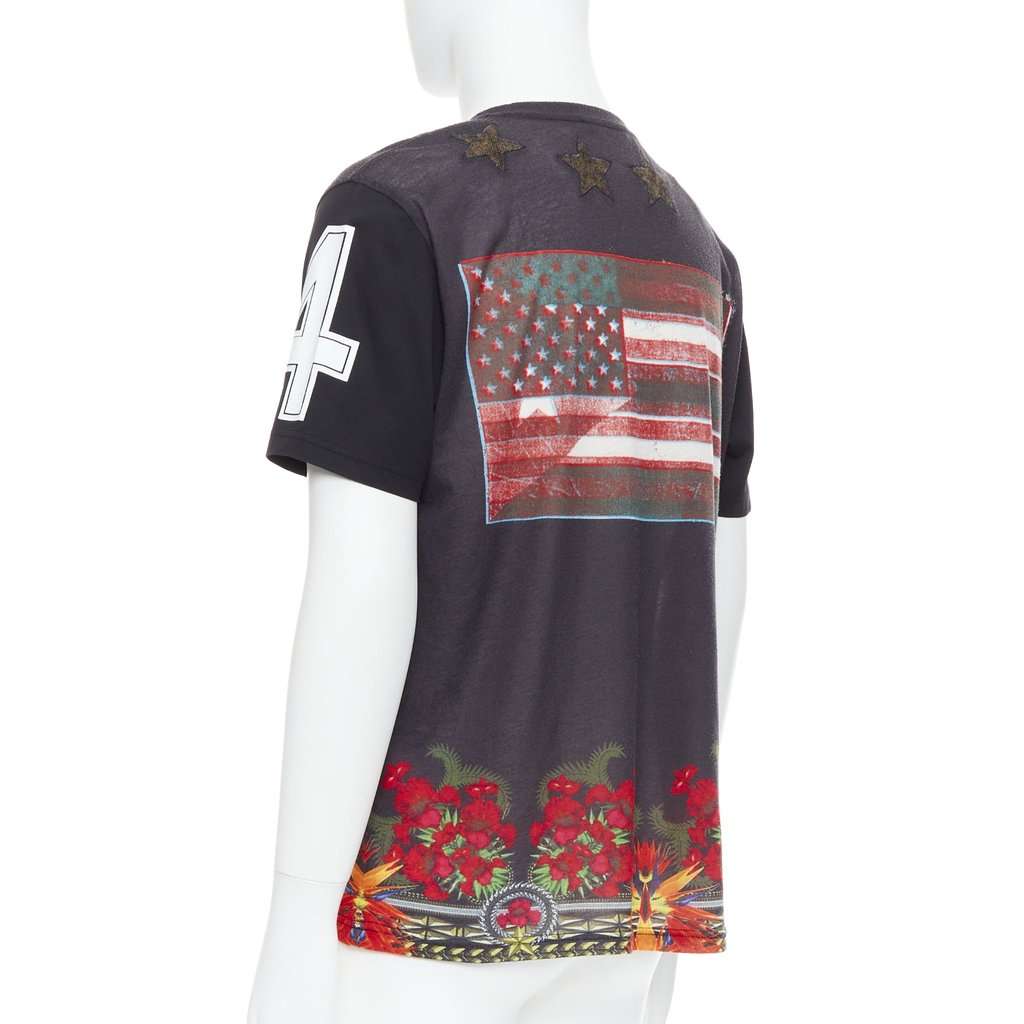 Givenchy Star Applique Shirt Black Polyester Very good condition - Box View