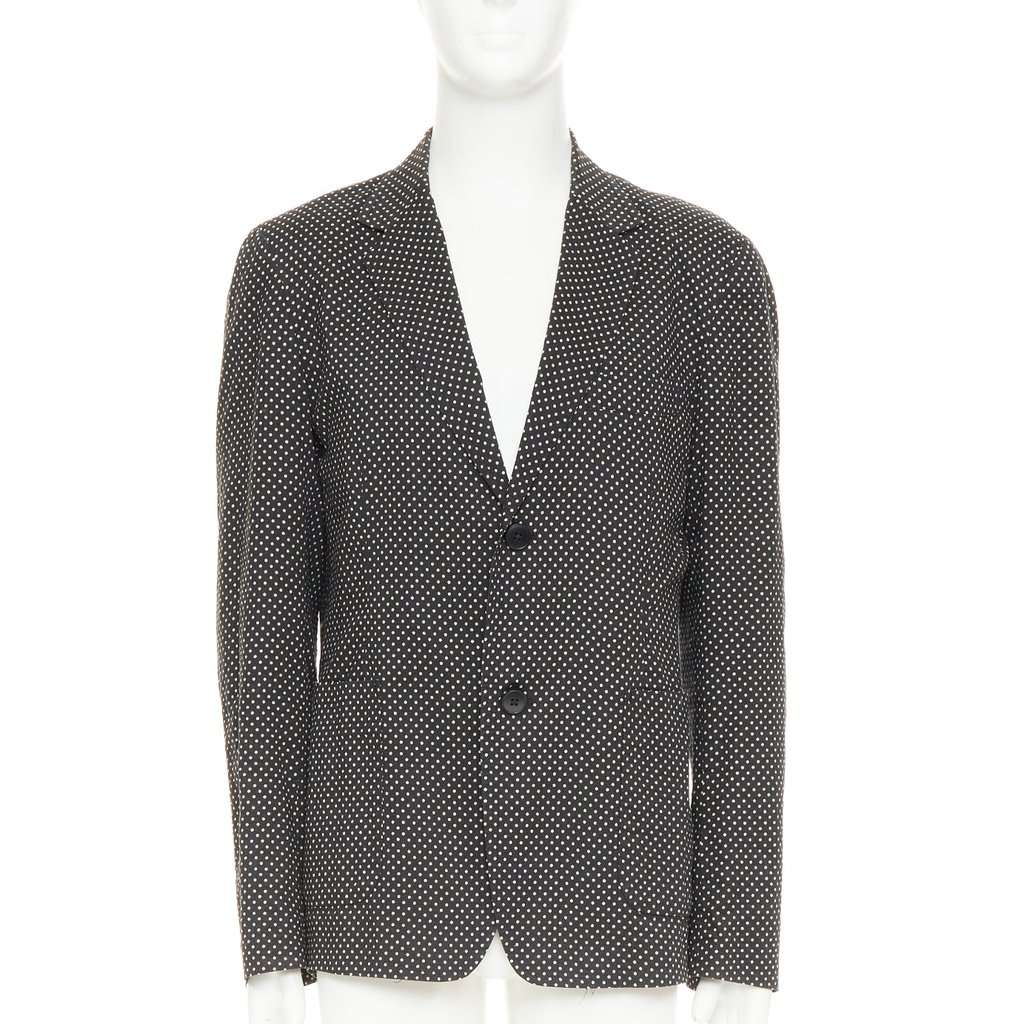 Yohji Yamamoto Black Cotton Jacket Black Cotton Good condition - Front View
