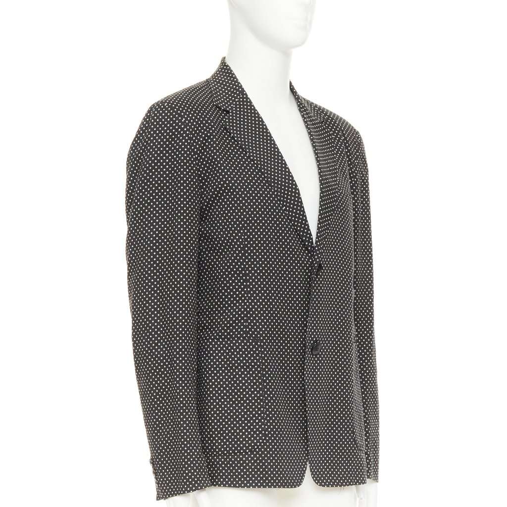 Yohji Yamamoto Black Cotton Jacket Black Cotton Good condition - Inside View