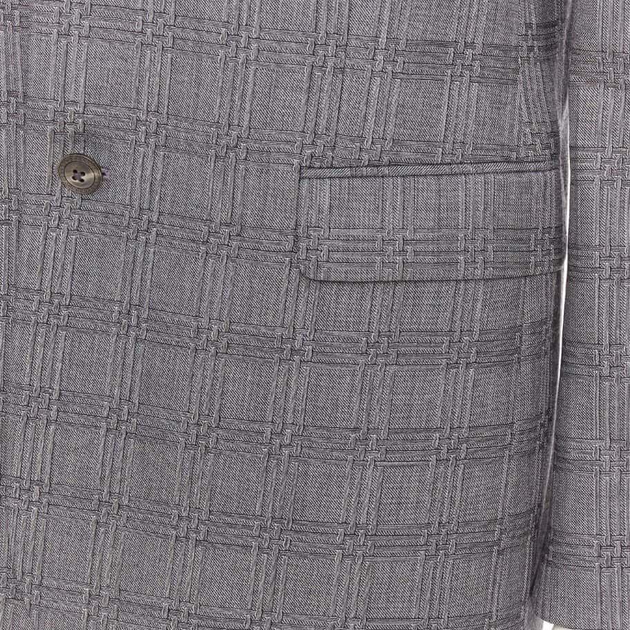 Versace Grey Wool Jacket Grey Wool Very good condition - Back View