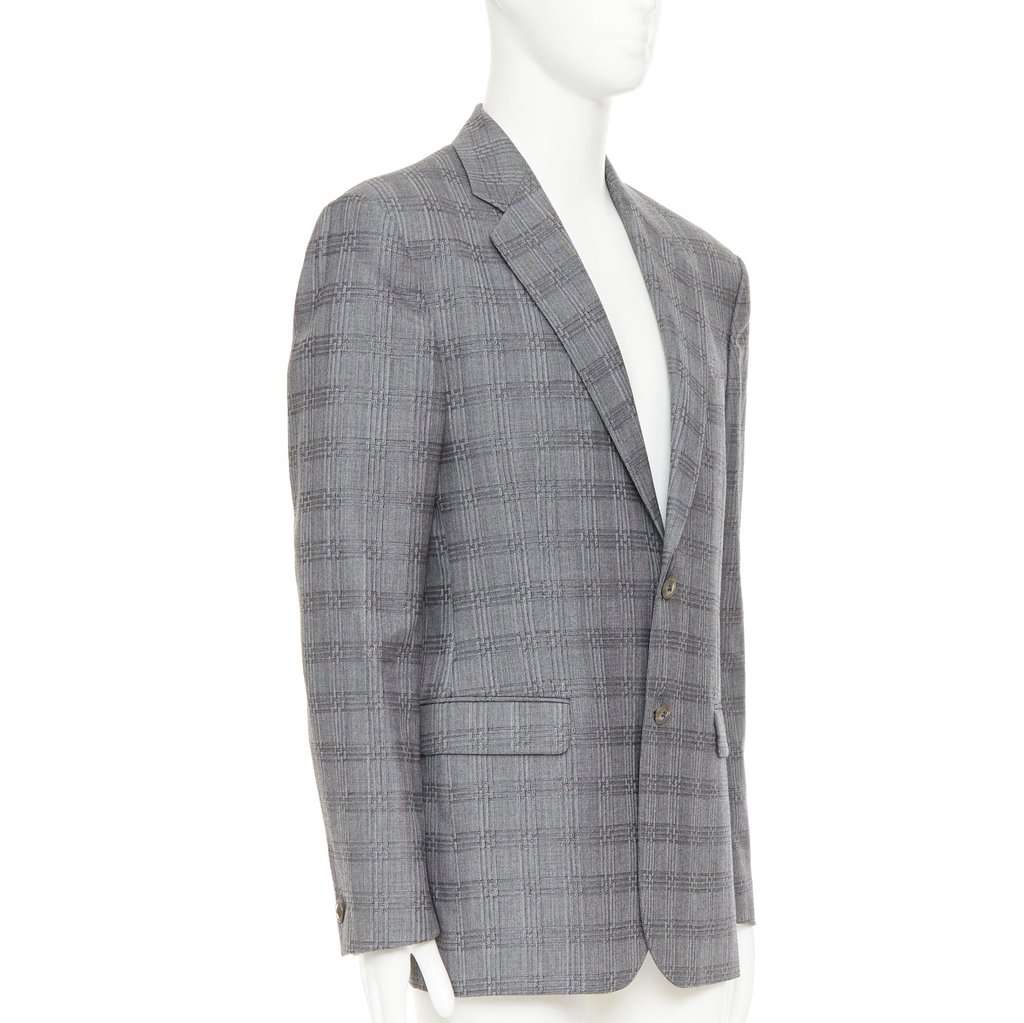 Versace Grey Wool Jacket Grey Wool Very good condition - Inside View
