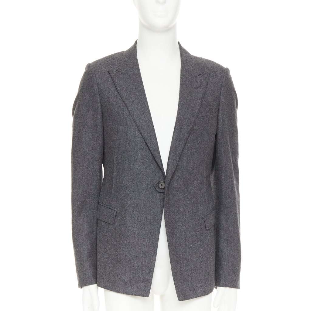 Lanvin Grey Wool Jacket Grey Wool Very good condition - Front View