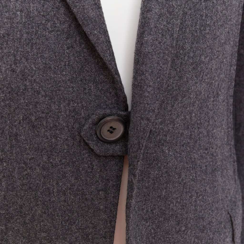 Lanvin Grey Wool Jacket Grey Wool Very good condition - Back View
