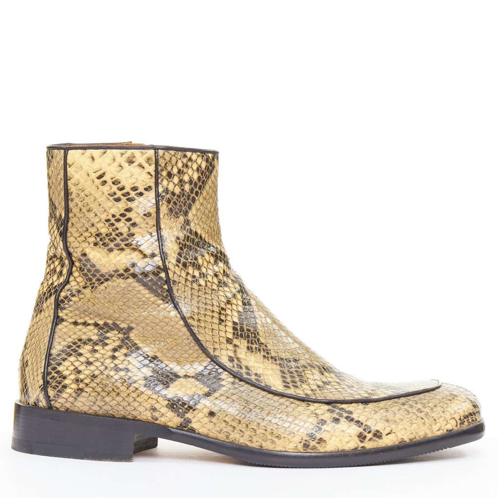 Dries Van Noten Beige Leather Boots Beige Leather Good condition - Front View