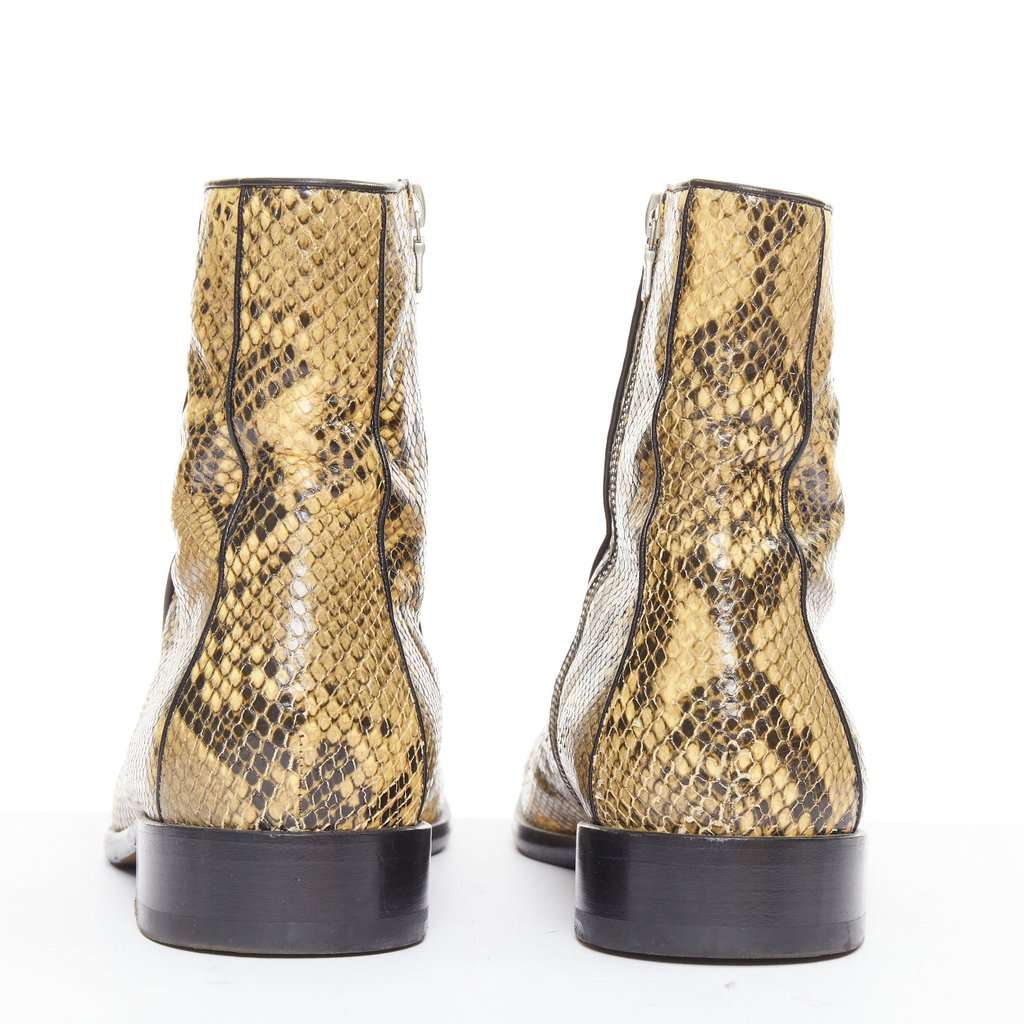 Dries Van Noten Beige Leather Boots Beige Leather Good condition - Box View