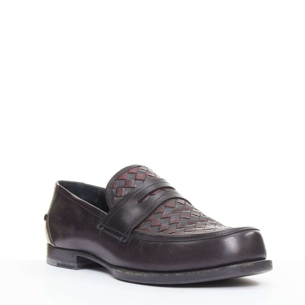 Bottega Veneta Black Leather Lace ups Black Leather Fair condition - Back View