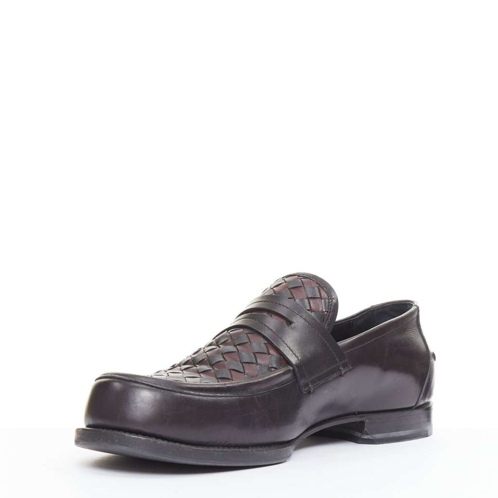 Bottega Veneta Black Leather Lace ups Black Leather Fair condition - Inside View