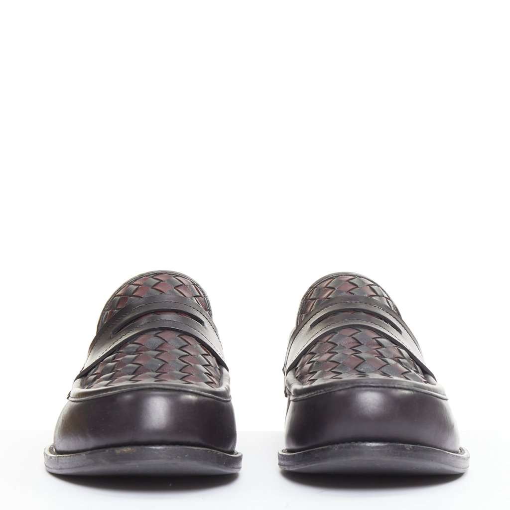Bottega Veneta Black Leather Lace ups Black Leather Fair condition - Model View