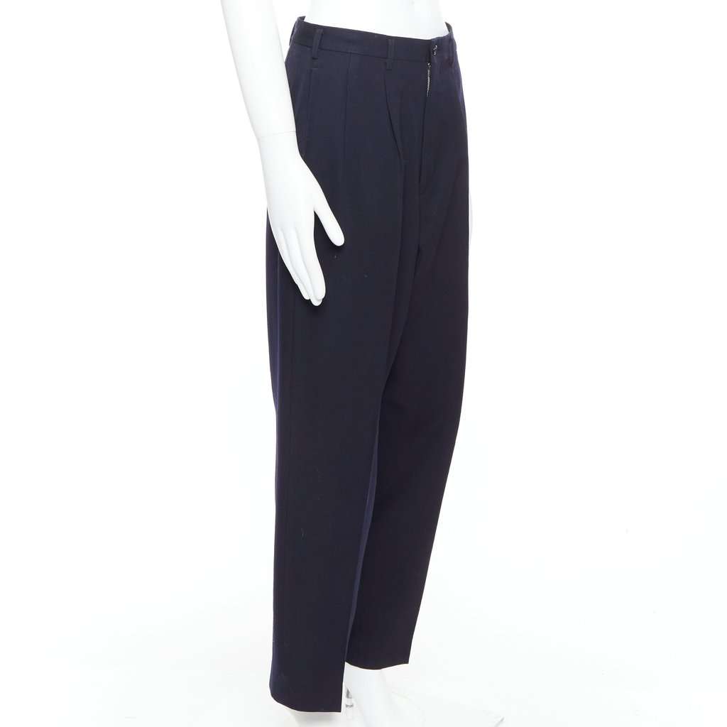 Yohji Yamamoto Pleated Wool Pants Black Wool Good condition - Inside View