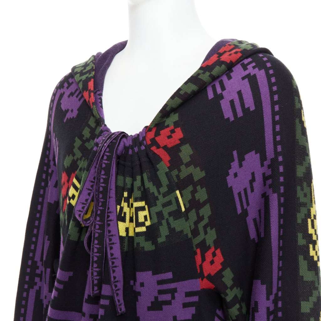 Bernhard Willhelm Pixel Print Sweater MultiColor Wool Good condition - Back View