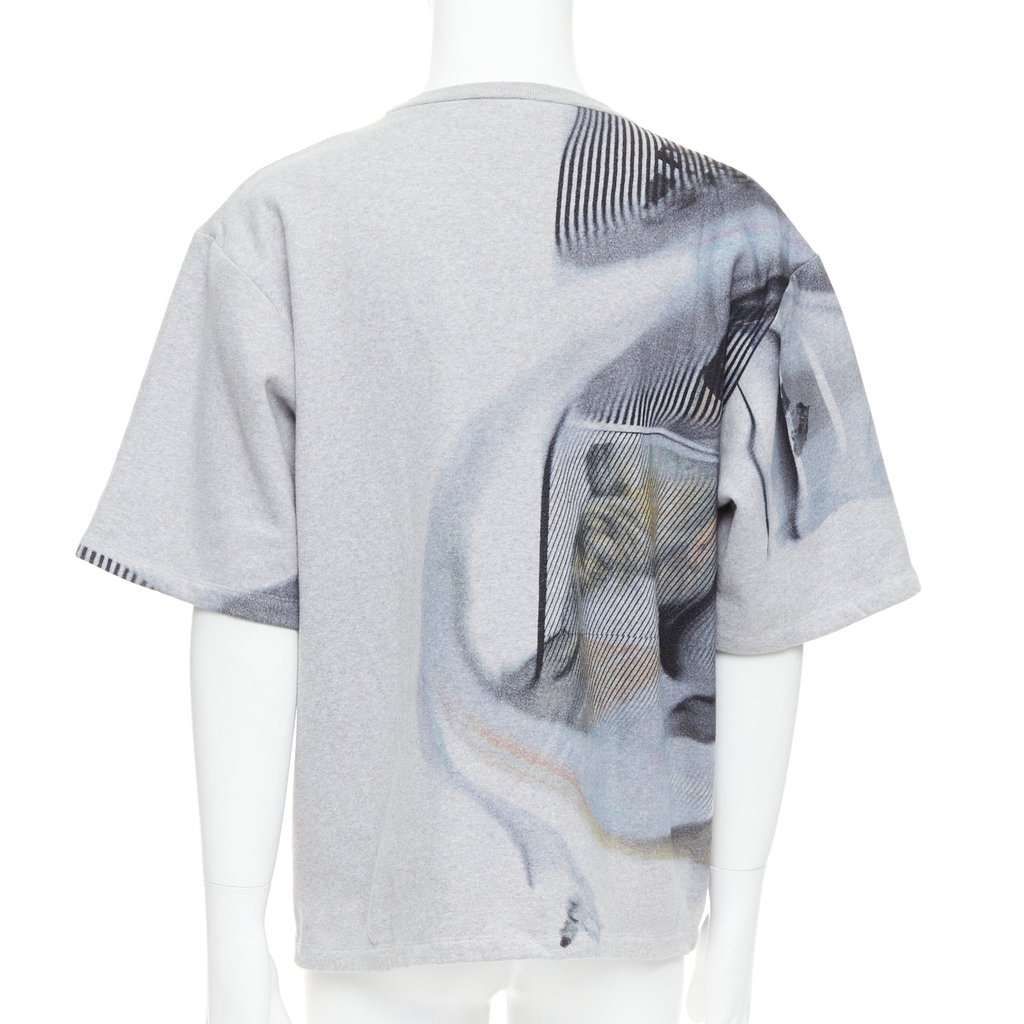 Bless Graphic Print Pullover Grey Cotton Good condition - Box View