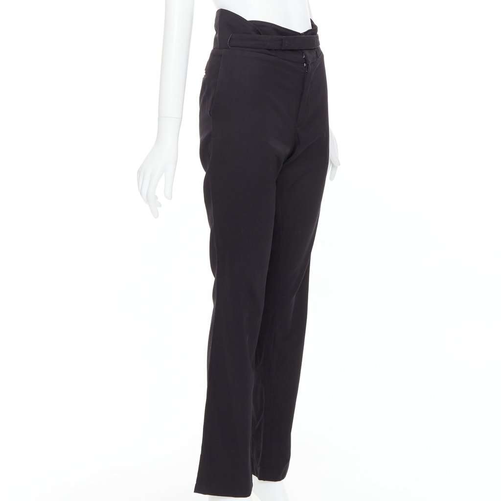 Raf Simons Paperbag Wool Pants Black Wool Fair condition - Inside View