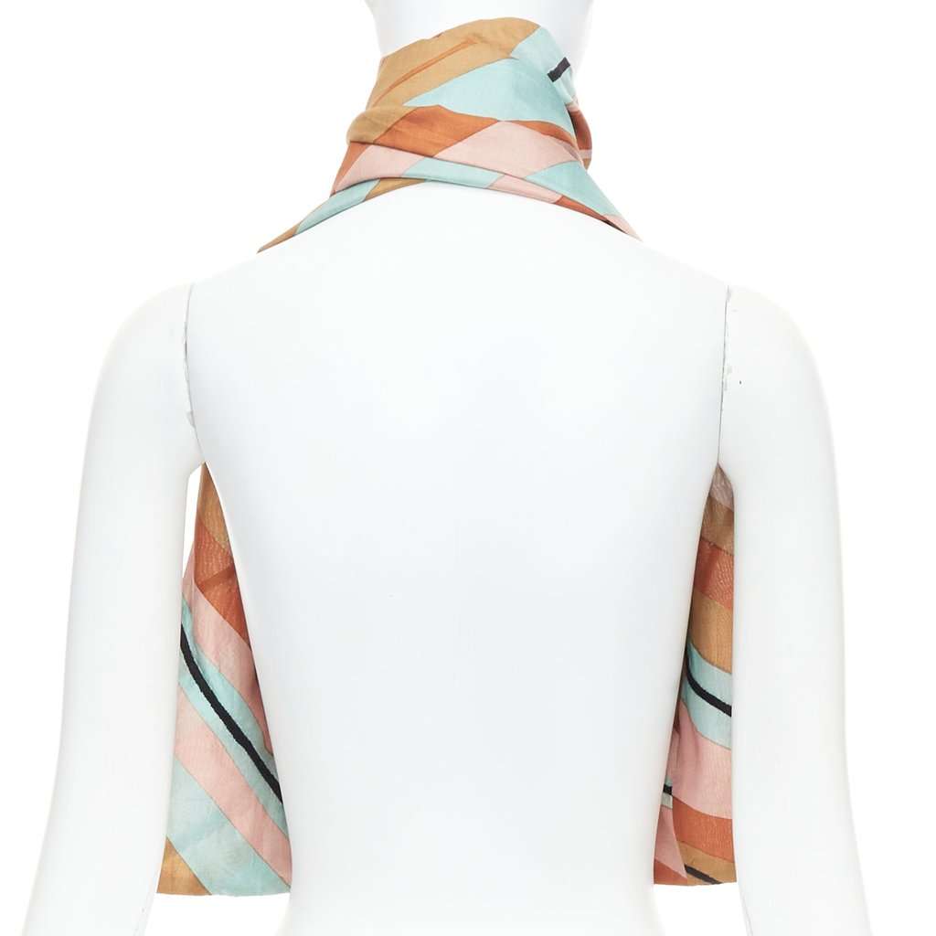 Dries Van Noten Printed Silk Scarf MultiColor Silk Good condition - Box View
