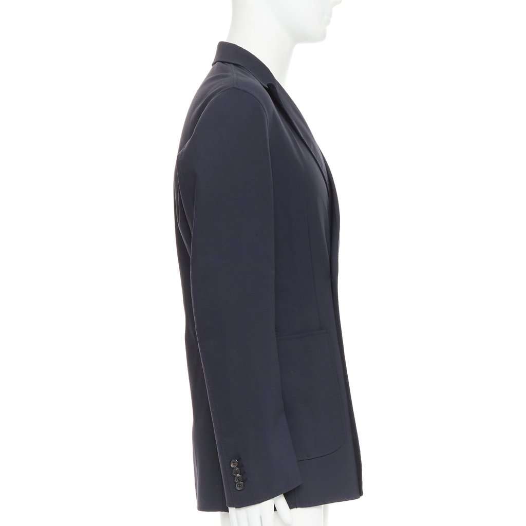 Raf Simons Black Wool Coat Black Wool Very good condition - Model View