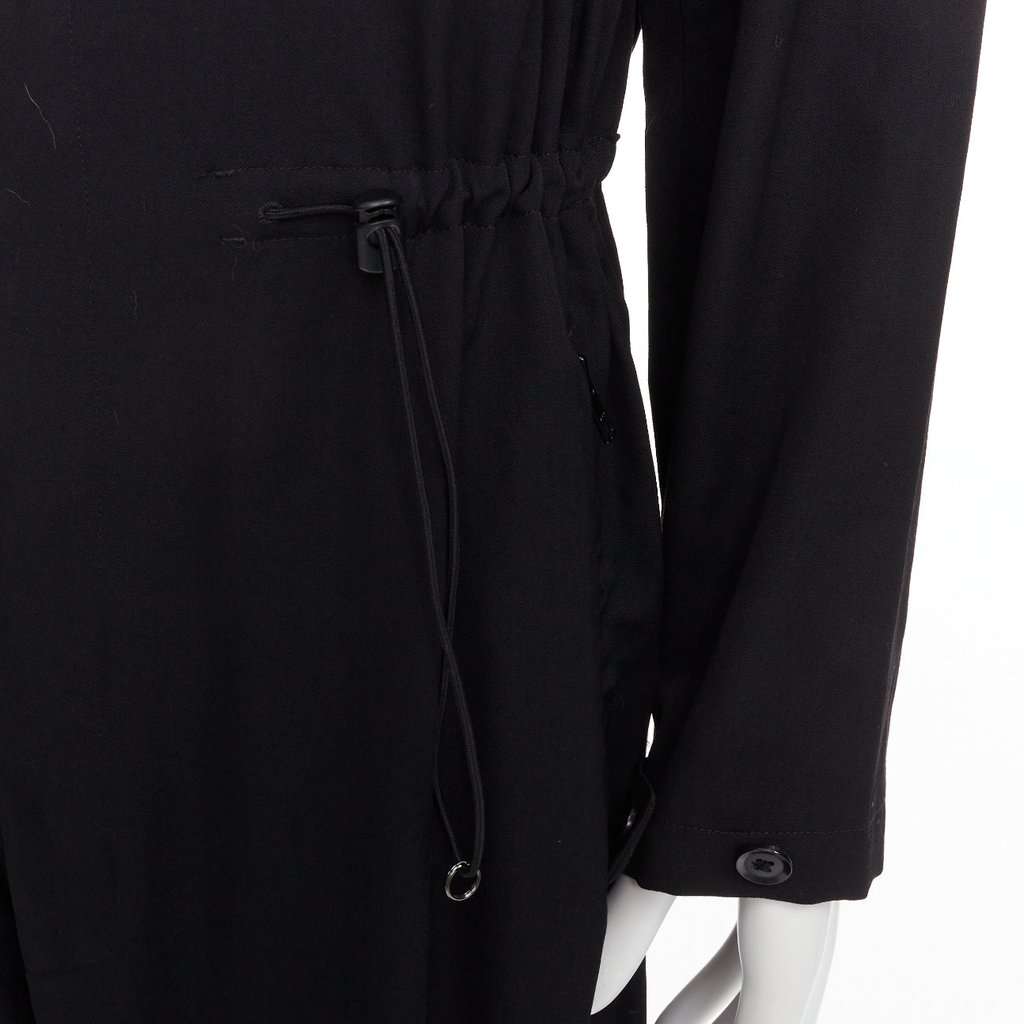 Yohji Yamamoto Black Wool Trouser Black Wool Very good condition - Back View