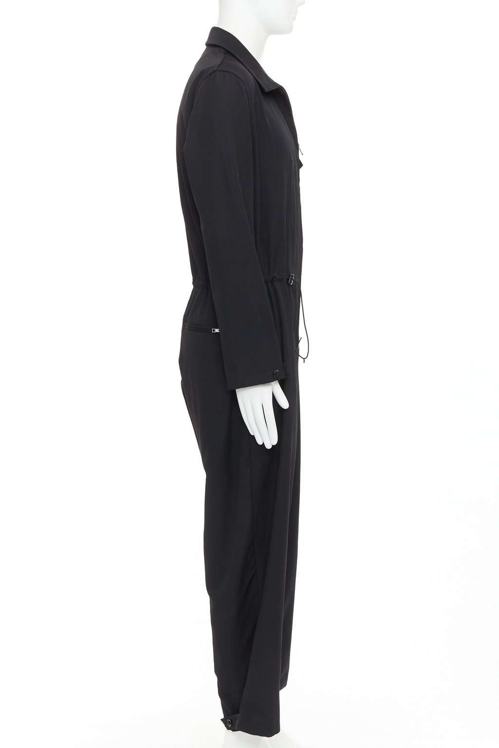 Yohji Yamamoto Black Wool Trouser Black Wool Very good condition - Model View
