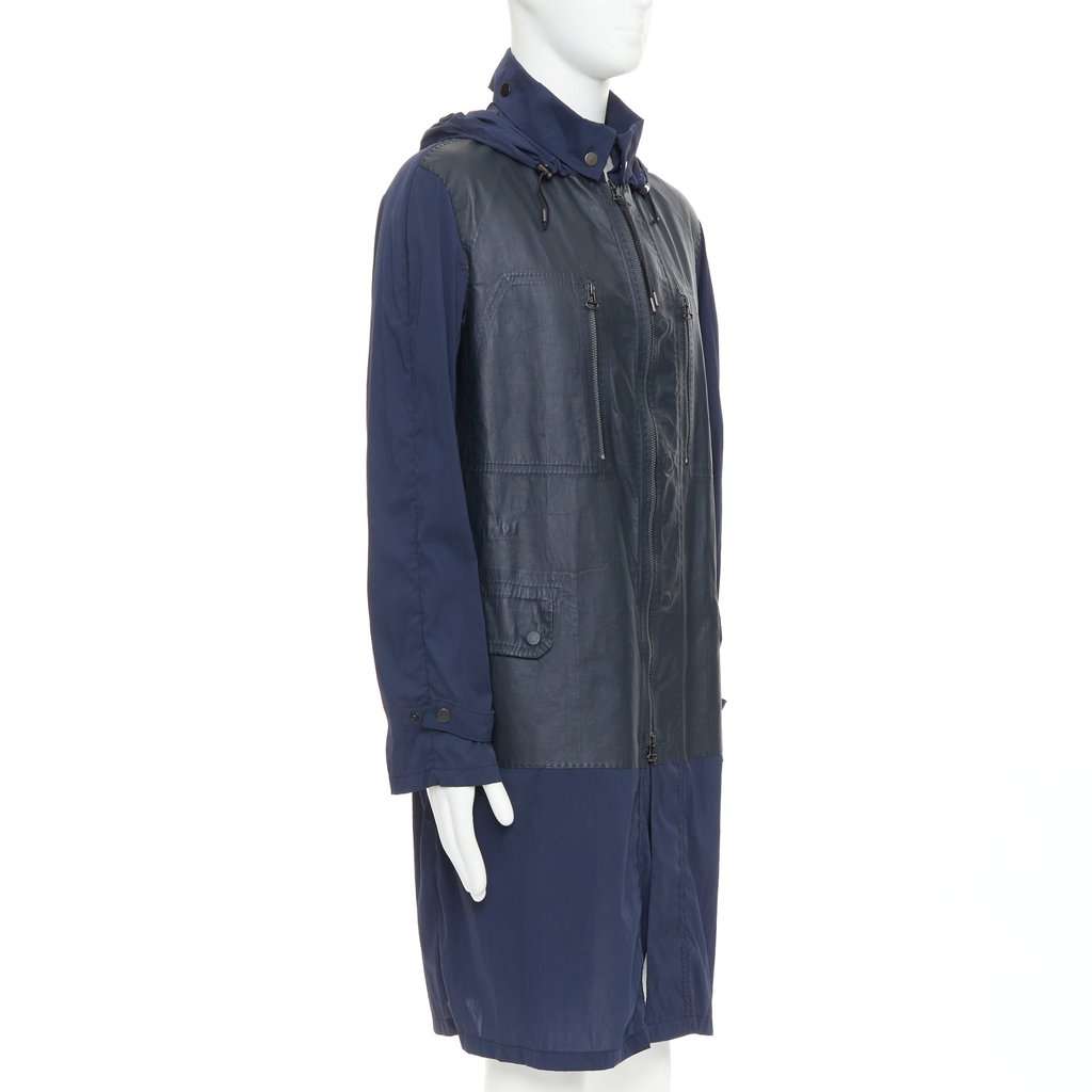 Lanvin Navy Coat Navy Good condition - Model View