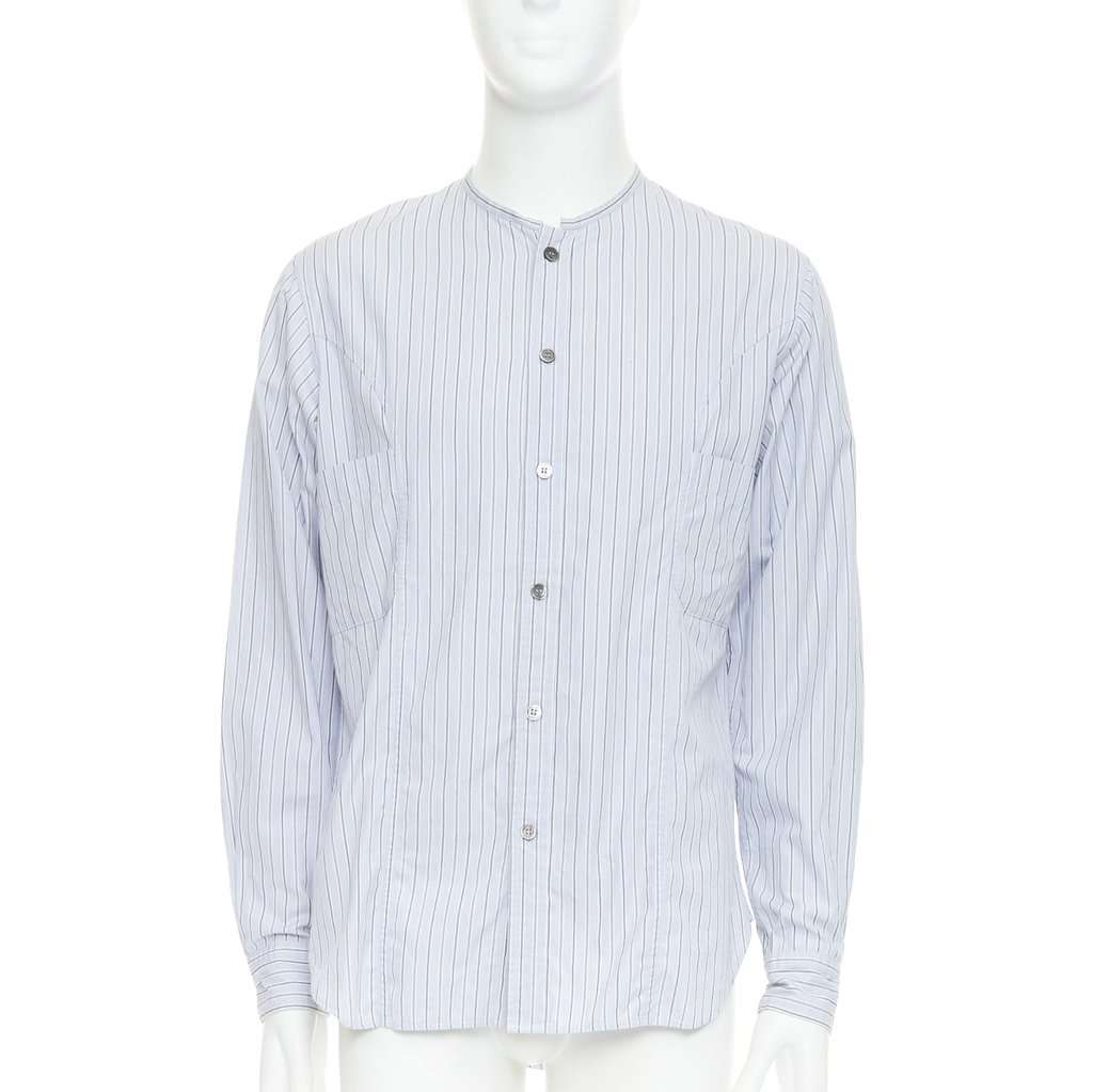 Yohji Yamamoto Blue Cotton Shirt Blue Cotton Good condition - Front View