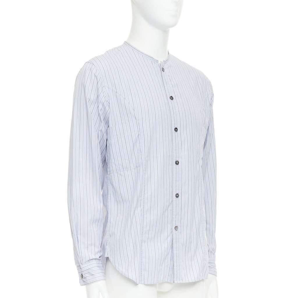 Yohji Yamamoto Blue Cotton Shirt Blue Cotton Good condition - Inside View