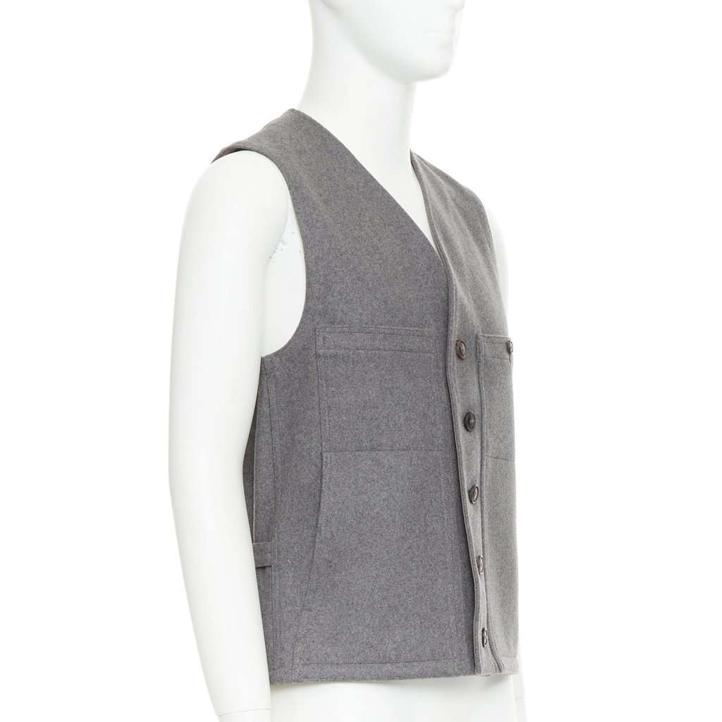 Lemaire Grey Wool Knitwear Grey Wool Very good condition - Inside View
