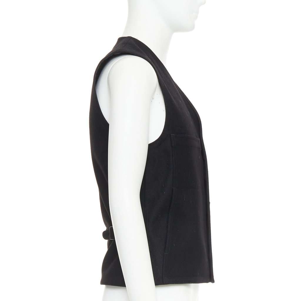 Lemaire Black Wool Knitwear Black Wool Very good condition - Model View
