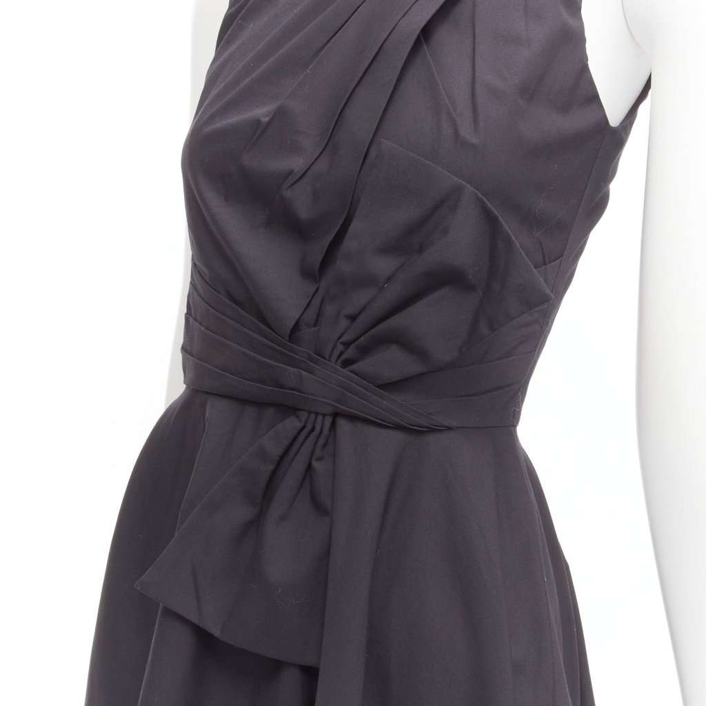 Prabal Gurung Striped Knot Tunic Black Cotton Never worn - Back View