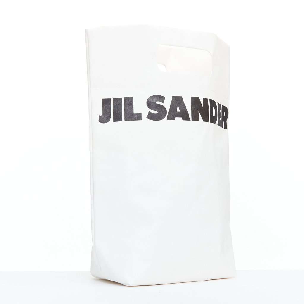 Jil Sander Check Sling Backpack Ecru Fair condition - Model View
