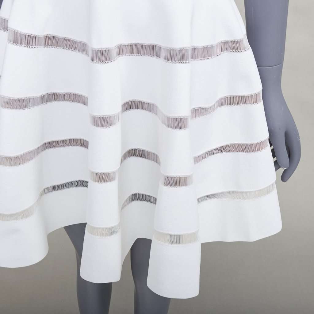 Alaïa Ecru Viscose Dress Ecru Viscose Very good condition - Back View