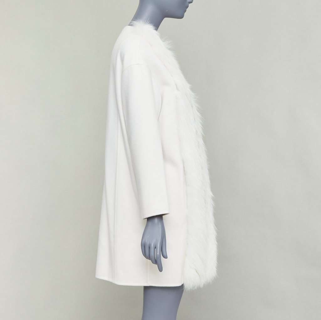 Fendi Ecru Cashmere Coat Ecru Cashmere Very good condition - Box View