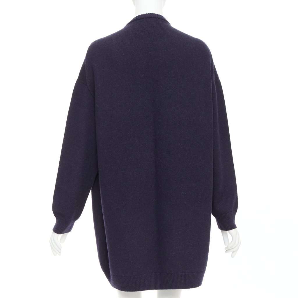 Hermès Navy Wool Knitwear Navy Wool Very good condition - Box View