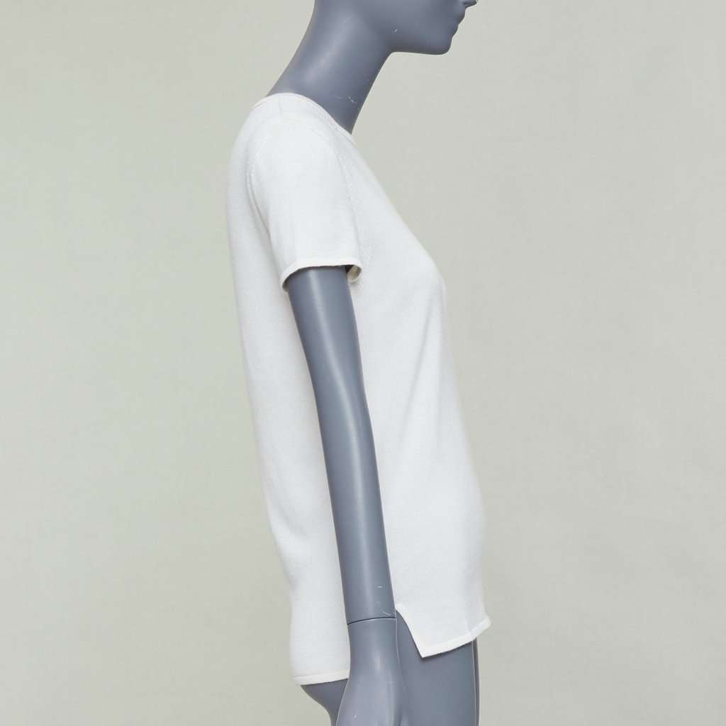 Hermès Ecru Cashmere Knitwear Ecru Cashmere Very good condition - Model View